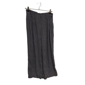Maeve by Anthropologie Polka Dot Black/White Wide Leg Pant Women Size 4